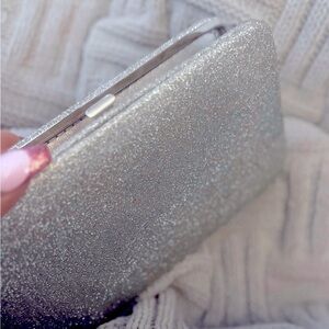 Silver Sparkled Wallet
